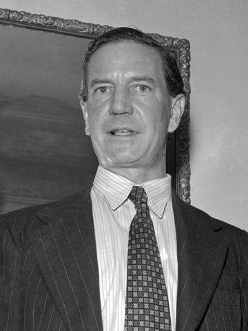 Kim Philby at his 1955 press conference